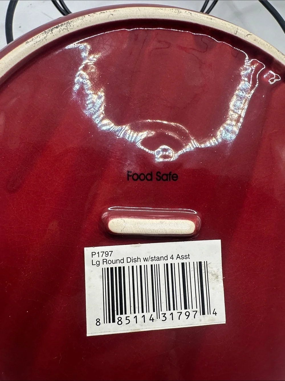 Red Ceramic Serving Baker with Handles